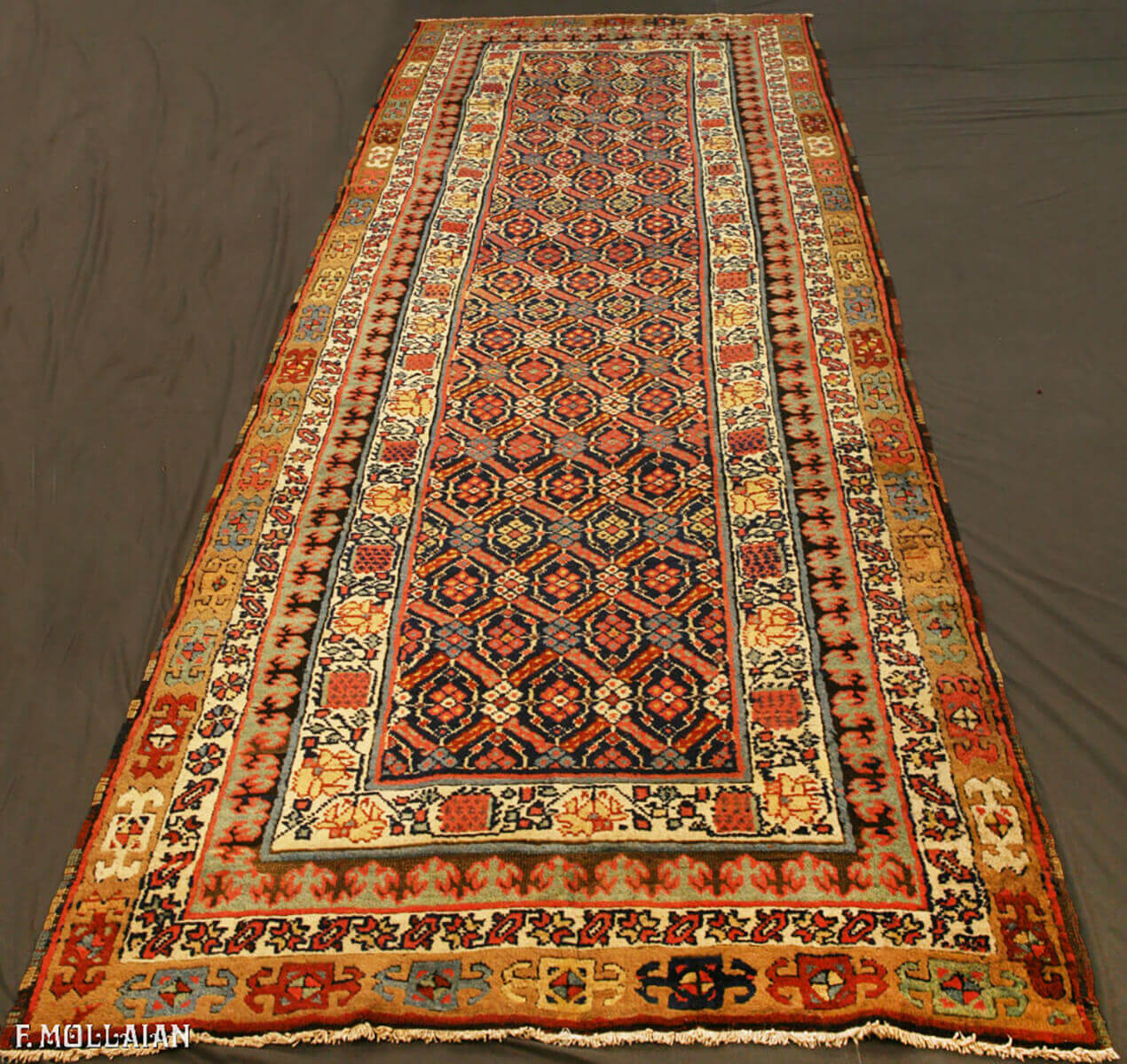 Tapis Couloir Persan Antique Sarab n°:36683372